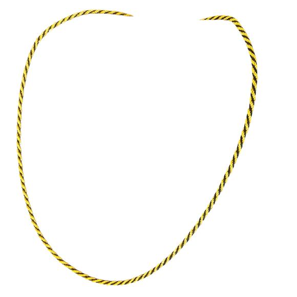 GOLD AND BLACK TWIST CHAIN CLAW CLASP HEAVY - Picture 2 of 4